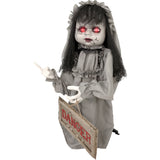 Haunted Hill Farm - Animatronic Haunted Victorian Child Groundbreaker with Lights and Sound, Indoor/Covered Outdoor Halloween Decoration - Multi