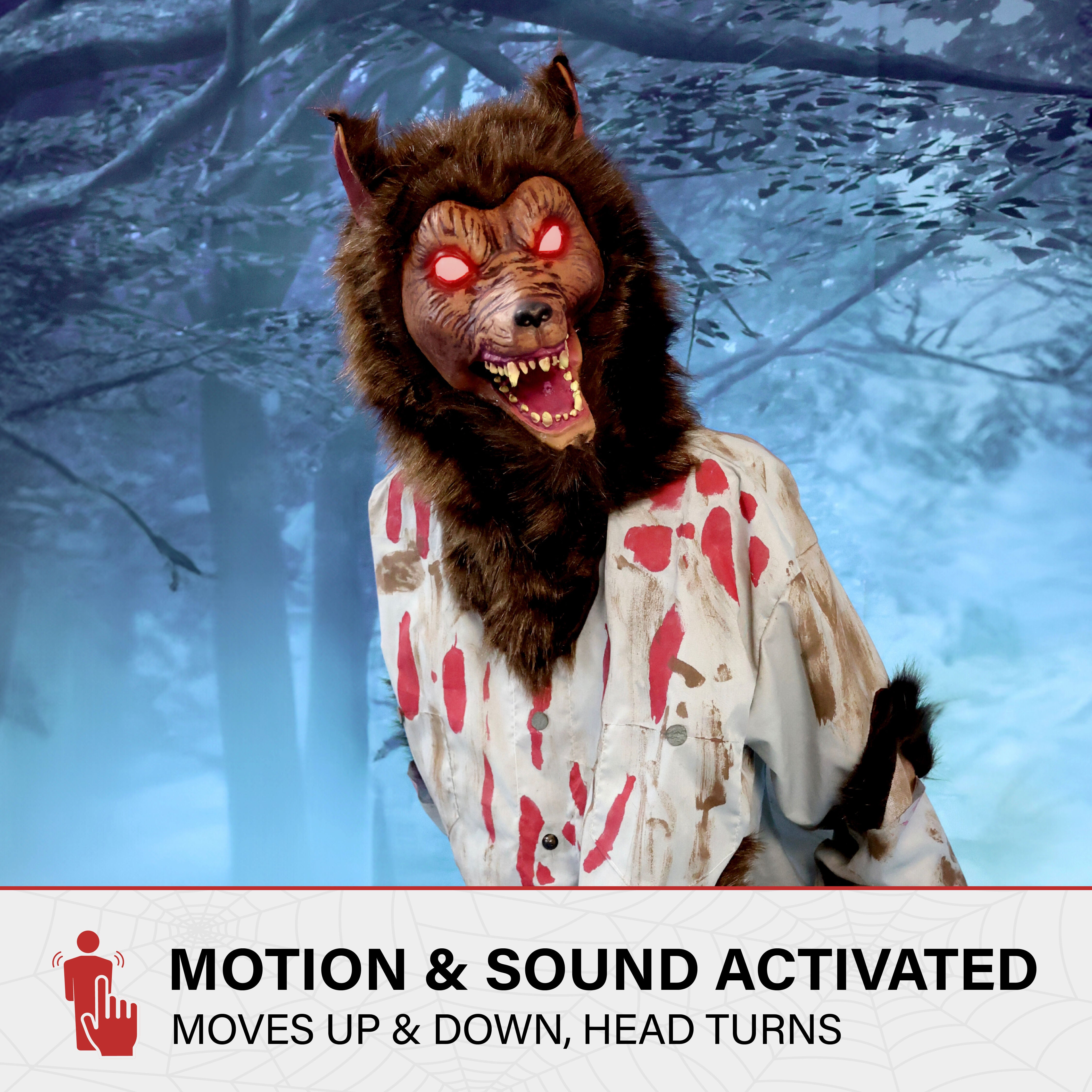 Haunted Hill Farm - Howler by Tekky, Premium Halloween Animatronic - Multi