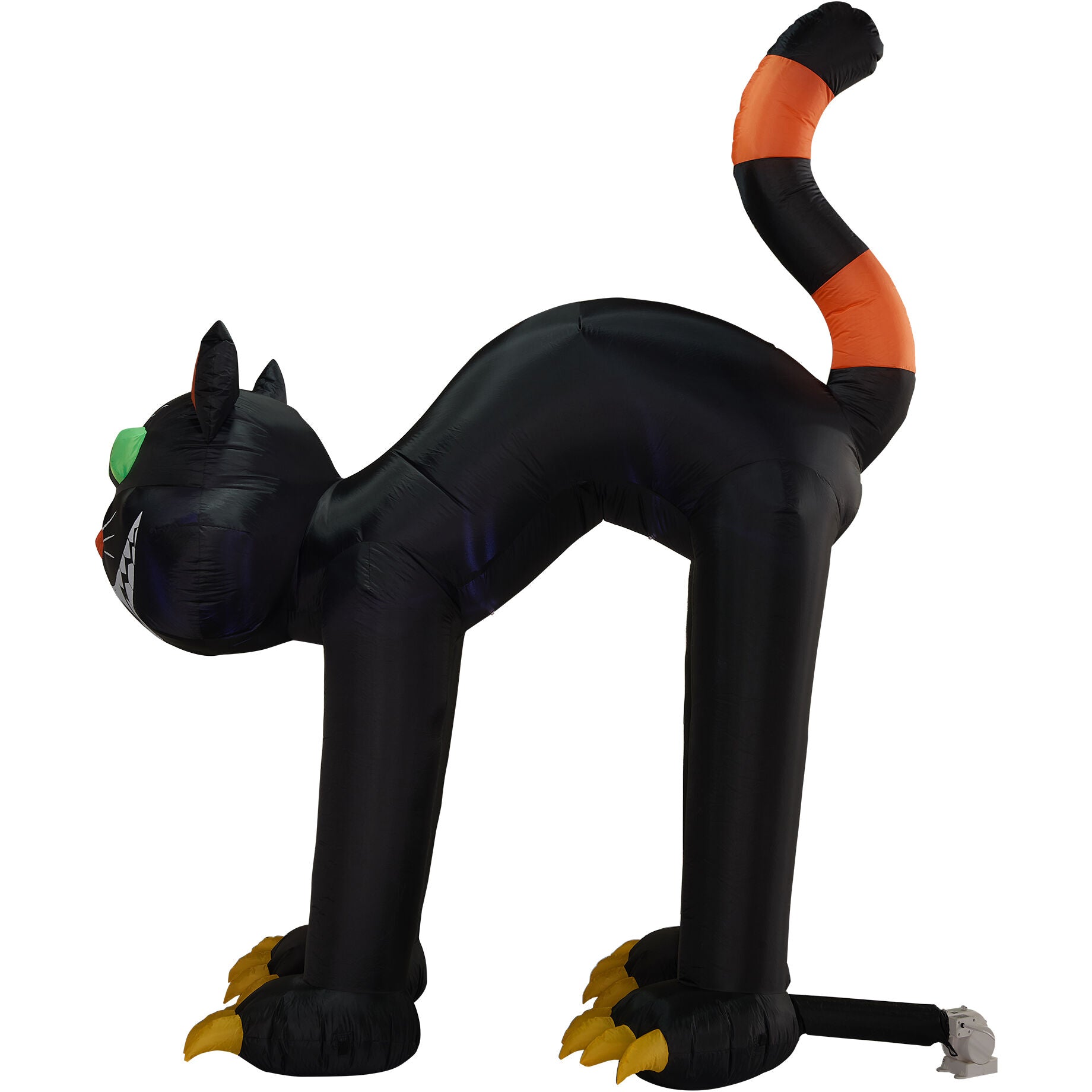 Haunted Hill Farm - 10-ft. Prelit Inflatable Black Cat - Black