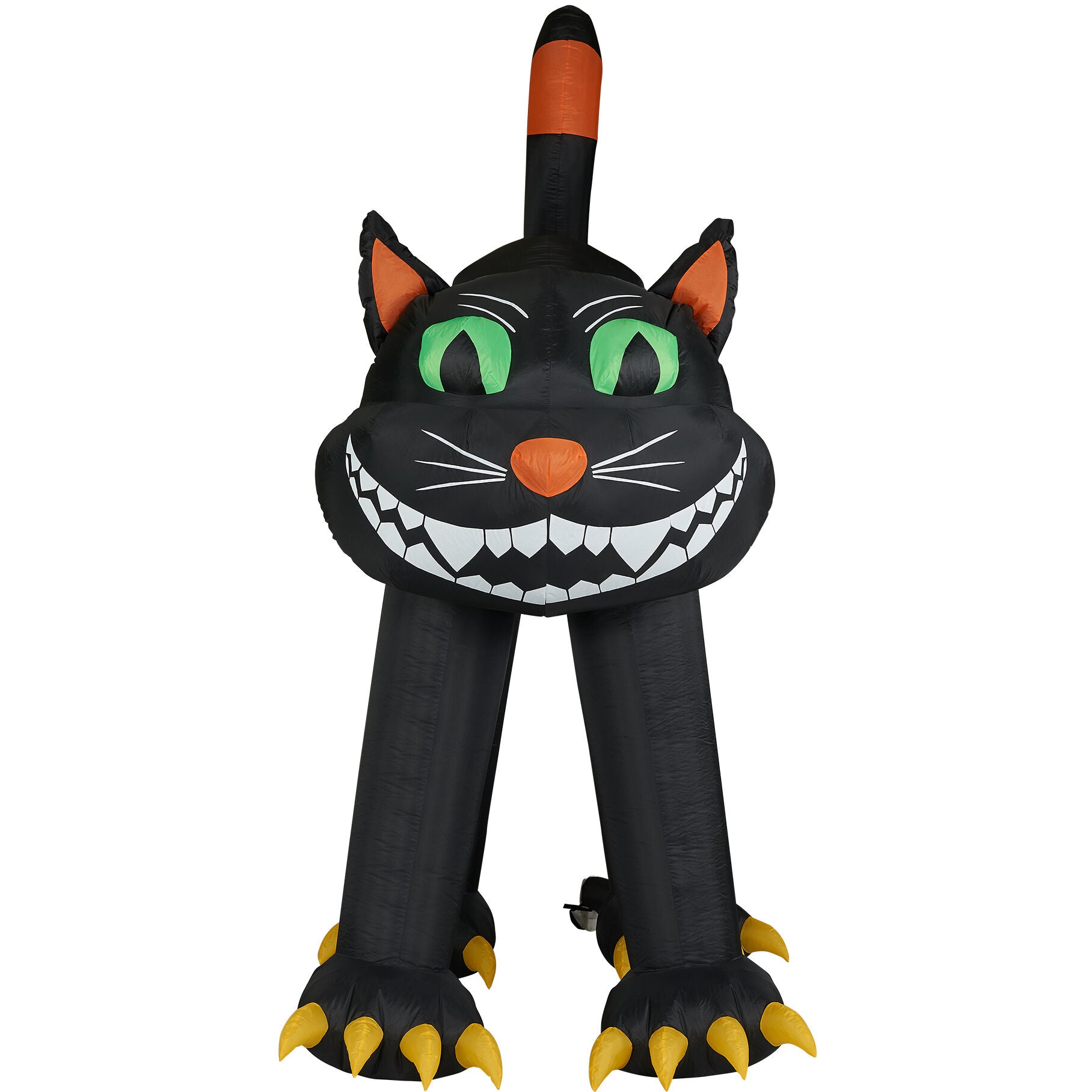 Haunted Hill Farm - 10-ft. Prelit Inflatable Black Cat - Black