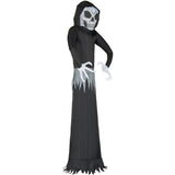 Haunted Hill Farm - 12-ft. Prelit Inflatable Reaper - Black