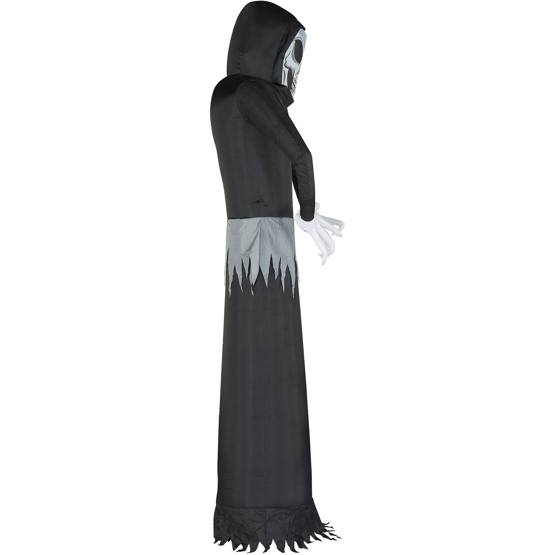 Haunted Hill Farm - 12-ft. Prelit Inflatable Reaper - Black