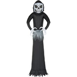 Haunted Hill Farm - 12-ft. Prelit Inflatable Reaper - Black