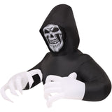 Haunted Hill Farm - 5-ft. Prelit Inflatable Reaper - Black