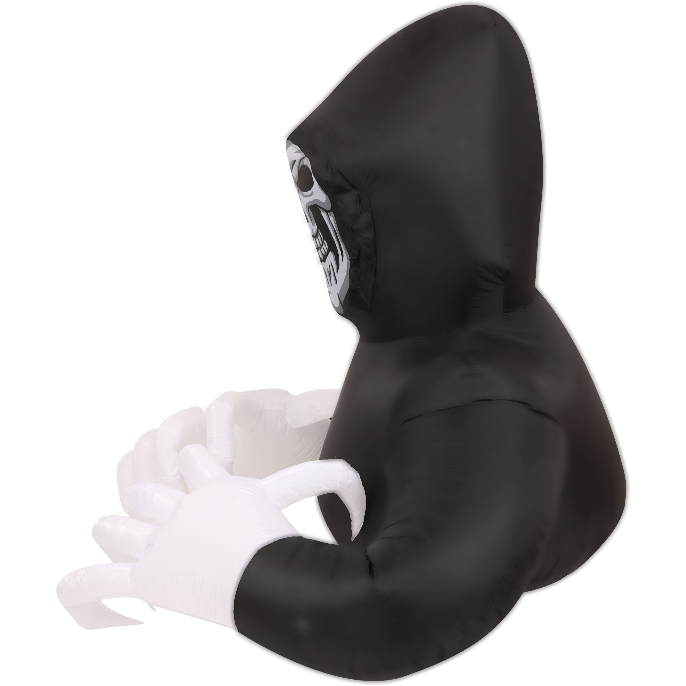 Haunted Hill Farm - 5-ft. Prelit Inflatable Reaper - Black