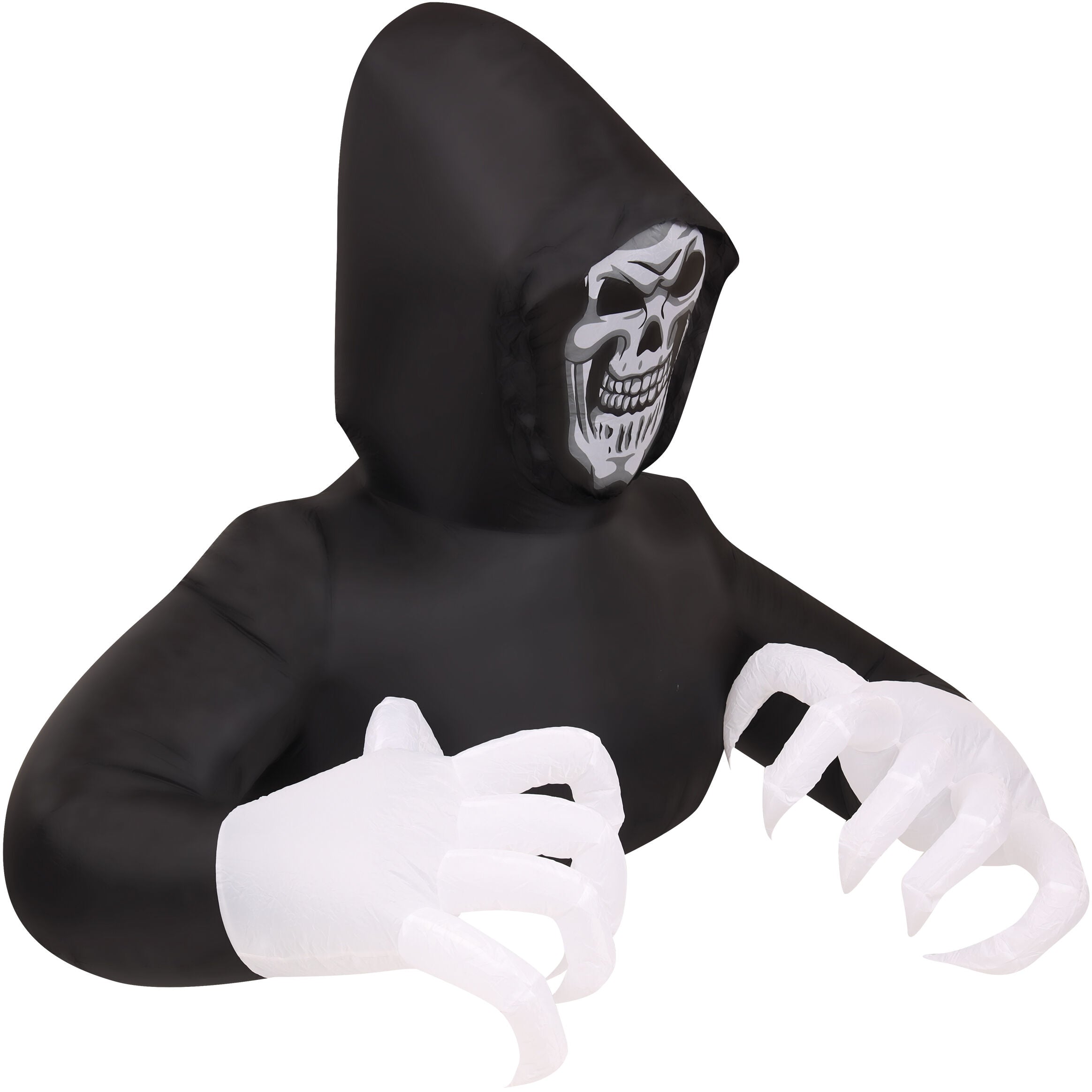 Haunted Hill Farm - 5-ft. Prelit Inflatable Reaper - Black