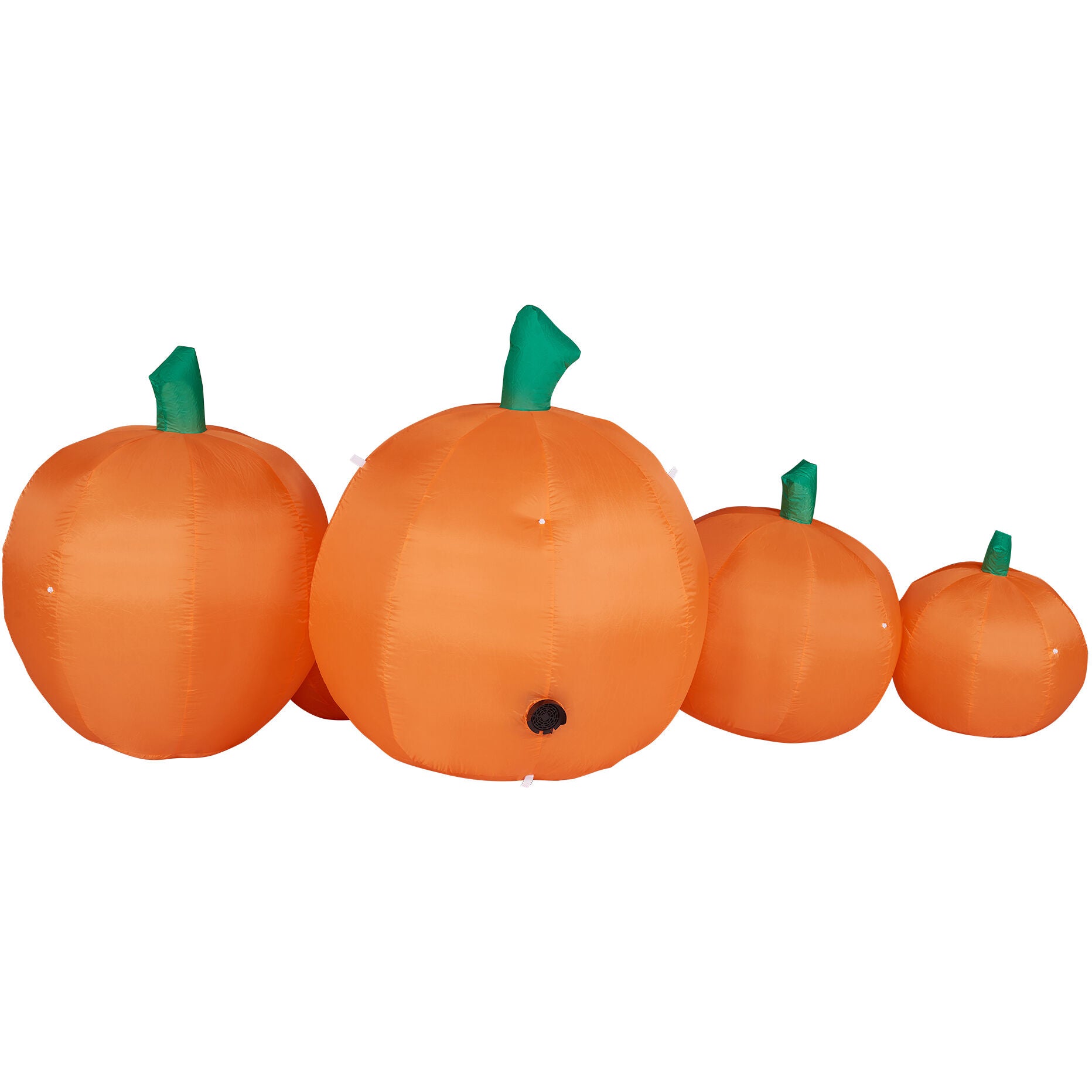 Haunted Hill Farm - 10-Ft. Wide Prelit Inflatable Pumpkin Family - Orange