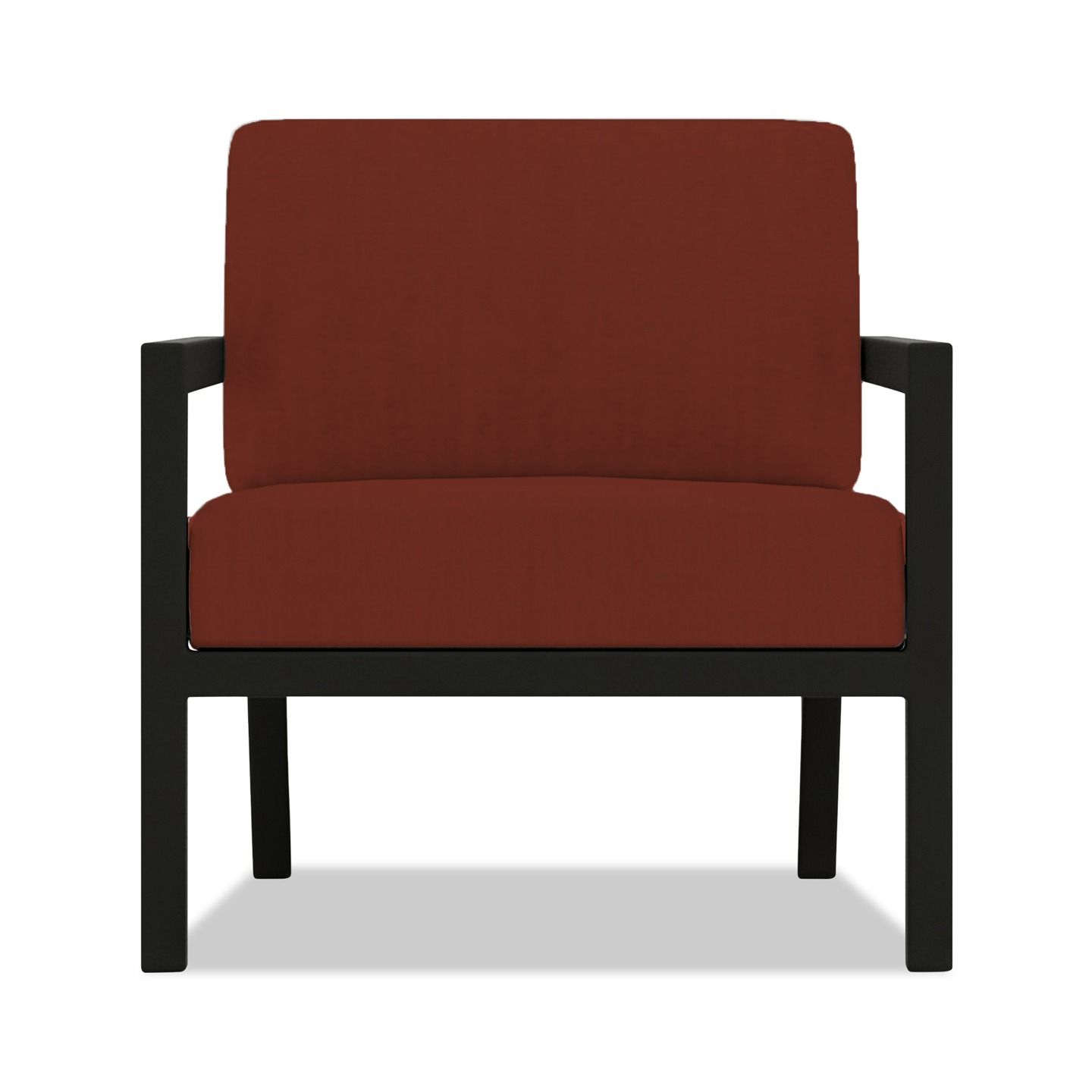Harmonia Living - Pacifica Club Chair - Black | HL-PAC-BK-CC