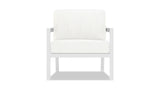 Harmonia Living - Pacifica Club Chair - White - Frame Only | HL-PAC-WHT-CC