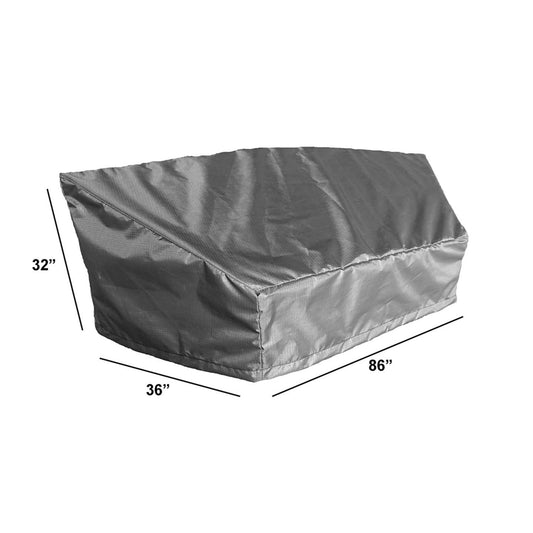 WeatherX Cover For Curve Loveseat - HL-WX-GP-CLS