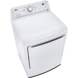 LG - 7.3 CF Ultra Large High Efficiency Electric Dryer - DLE7000W