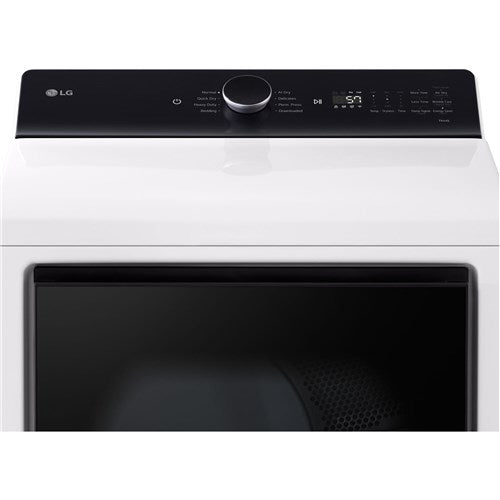 LG - 7.3 CF Gas Dryer, EasyLoad, AI Sensor Dry - DLG8401WE