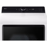 LG - 7.3 CF Gas Dryer, EasyLoad, AI Sensor Dry - DLG8401WE
