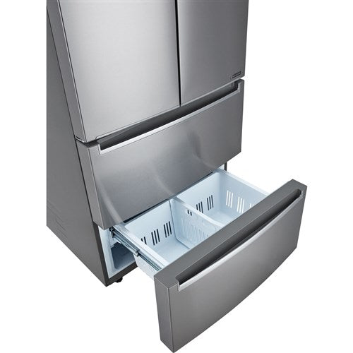 LG - 19 CF 4-Door Counter Depth French Door Refrigerator, 33" - LRMNC1803S