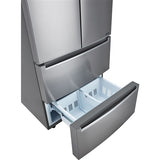 LG - 19 CF 4-Door Counter Depth French Door Refrigerator, 33" - LRMNC1803S
