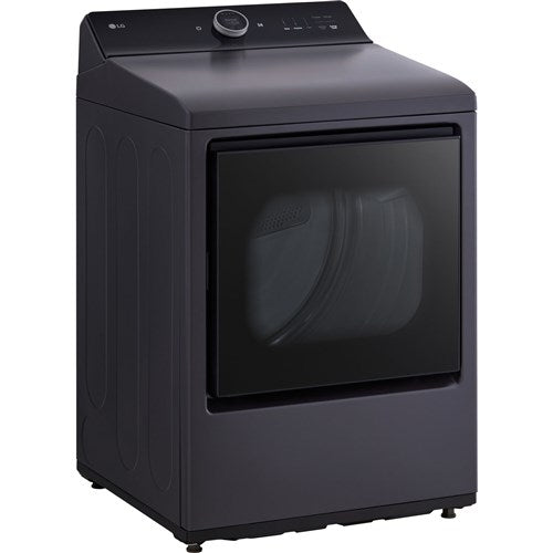 LG - 7.3 CF Gas Dryer, LCD Digital Dial Control, Wi-Fi, Easy Load, Steam - DLGX8601BE