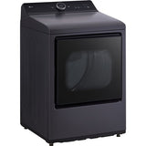 LG - 7.3 CF Gas Dryer, LCD Digital Dial Control, Wi-Fi, Easy Load, Steam - DLGX8601BE