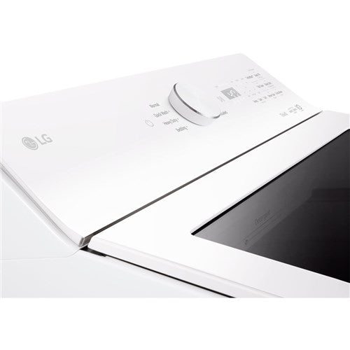 LG - 4.8 CF Top Load Agitator Washer, TurboWash3D, Wi-Fi, Easy Unload - WT8205CW