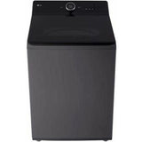 LG - 5.5 CF Top Load Washer,LCD Digital Dial Control,TurboWash3D,Easy Unload - WT8600CB