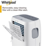WHIRLPOOL - 50 Pint Dehumidifier with Pump, White, E-Star | WHAD50PCW