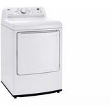 LG - 4.3 CF Top Load Washer (WT7005CW) & 7.3 Electric Dryer (DLE7000W) - WT7005CW-E-KIT