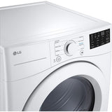 LG - 7.4 CF Ultra Large Capacity Gas Dryer with Sensor Dry, NFC Tag On - DLG3471W