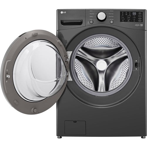 LG - 5.0 CF Ultra Large Capacity Front Load Washer with ColdWash, NFC Tag On - WM3470CM