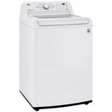 LG - 4.3 CF Top Load Washer (WT7005CW) & 7.3 Electric Dryer (DLE7000W) - WT7005CW-E-KIT