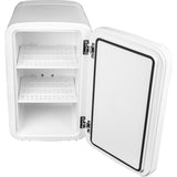 Danby - .26 CuFt Mini Makeup Fridge with Mirror and LED Light - DBMR02624WD43