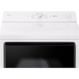LG - 7.3 CF Electric Dryer, Wi-Fi, Easy Load, AI Sensor Dry - DLE8200W