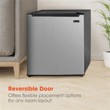 Magic Chef - 1.7-cu. ft. Mini Fridge in Stainless Steel - HMAR170STE