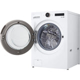 LG - 5.0 CF Ultra Large Capacity Front Load Washer, TurboWash360, Steam, Wifi - WM6500HWA