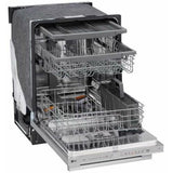 LG - 24" Top Control Dishwasher with New Towel Bar, 1HR Cycle, 46 dB,3rd Rack - LDTH555NS