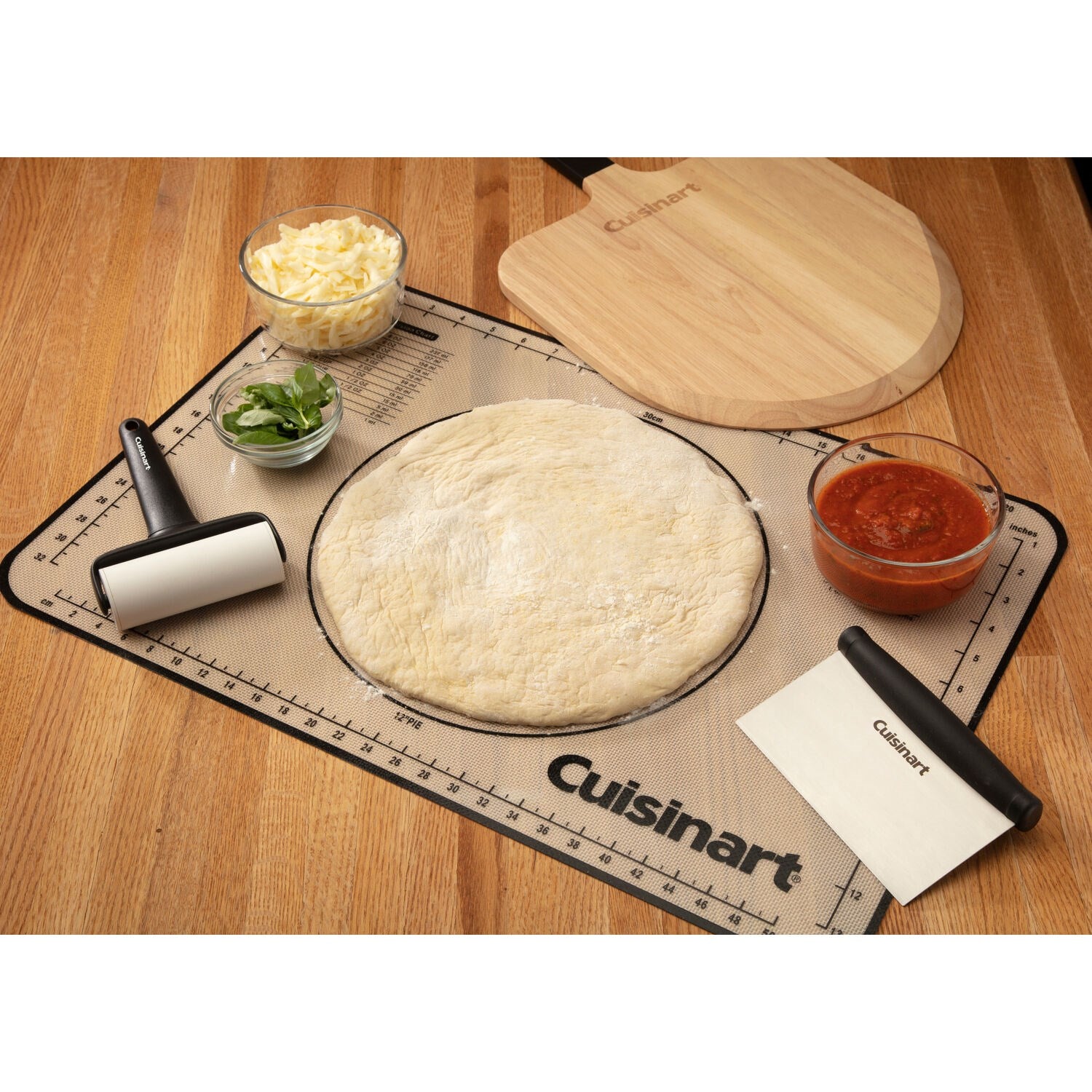 Cuisinart Grill - 5 Pc Pizza Prep & Serve Kit - CPS-3216