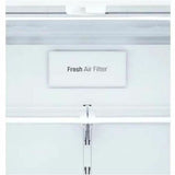 LG - 32 CF Standard Depth Max 3 Door Refrigerator,Pocket Handle,Single Ice - LRFLS3216S