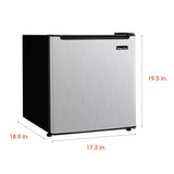 Magic Chef - 1.7-cu. ft. Mini Fridge in Stainless Steel - HMAR170STE