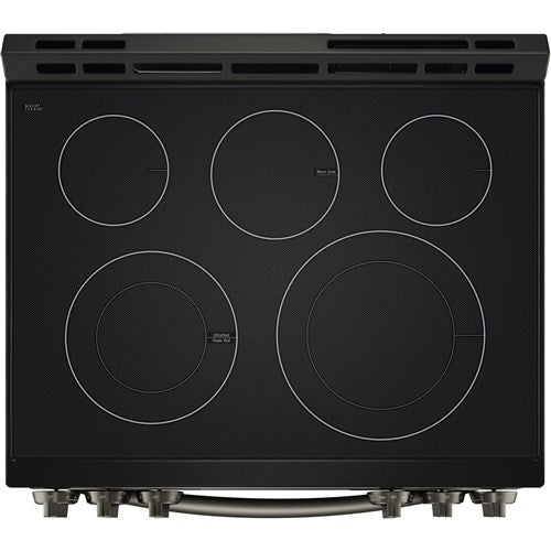 LG - 6.3 CF Electric Single Oven Slide-In Range, Air Fry, ThinQ, Self Clean - LSEL6333D