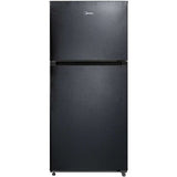 Midea - 18 CF Top Mount Refrigerator, Glass Shelves, Ice Maker Ready, ESTAR - MRT18S3ABB