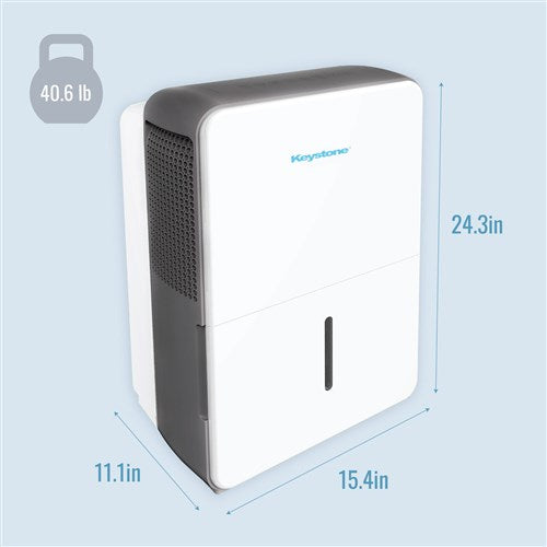 KEYSTONE - 35 Pint Dehumidifier, R32 - White - KSTAD354F
