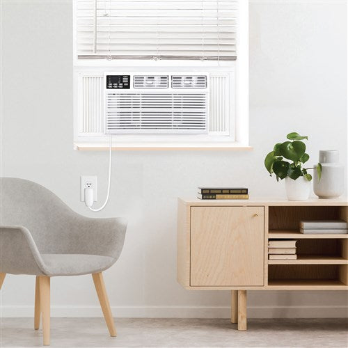 Whirlpool - 18,000 Btu Heat and Cool Window AC, White - WHHW182BW