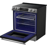 Sharp - 6.3 CF / 30" Electric Slide-In Range, Convection, AirFry - SSR3065JS
