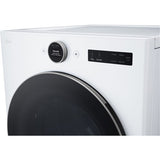 LG - 7.4 CF Ultra Large Capacity Electric Dryer w/ Sensor Dry and TurboSteam - DLEX5500W
