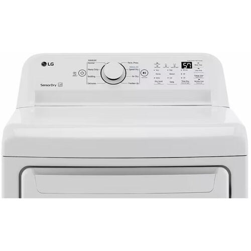 LG - 4.3 CF Top Load Washer (WT7005CW) & 7.3 Electric Dryer (DLE7000W) - WT7005CW-E-KIT