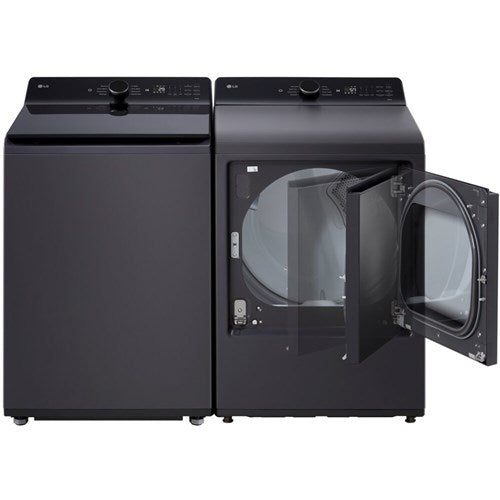 LG - 5.5 CF Top Load Washer (WT8400CB) + 7.3 CF Electric Dryer (DLE8400BE) - WT8400CB-E-KIT