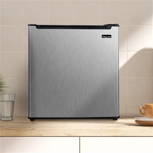 Magic Chef - 1.7-cu. ft. Mini Fridge in Stainless Steel - HMAR170STE