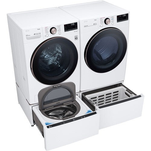 LG - 4.5 CF Front Load Washer (WM4000HWA) & 7.4 CF Gas Dryer (DLGX4001W) - WM4000HWA-G-KIT