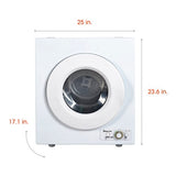 Magic Chef - 2.6 Cu Ft Compact Dryer - MCSDRY1S