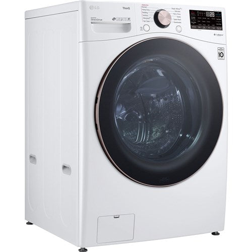 LG - 4.5 CF Front Load Washer (WM4000HWA) & 7.4 CF Gas Dryer (DLGX4001W) - WM4000HWA-G-KIT