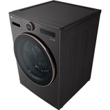 LG - 5.0 CF Ultra Large Capacity Front Load Washer, TurboWash360, Steam, Wifi - WM6500HBA