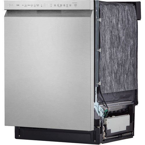 LG - 24" Front Control Dishwasher, 48 dBA, QuadWash, EasyRack Plus, 3rd Rack - LDFN4542S